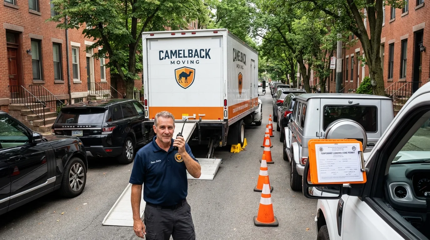 City street loading permit setup in Fitchburg, MA