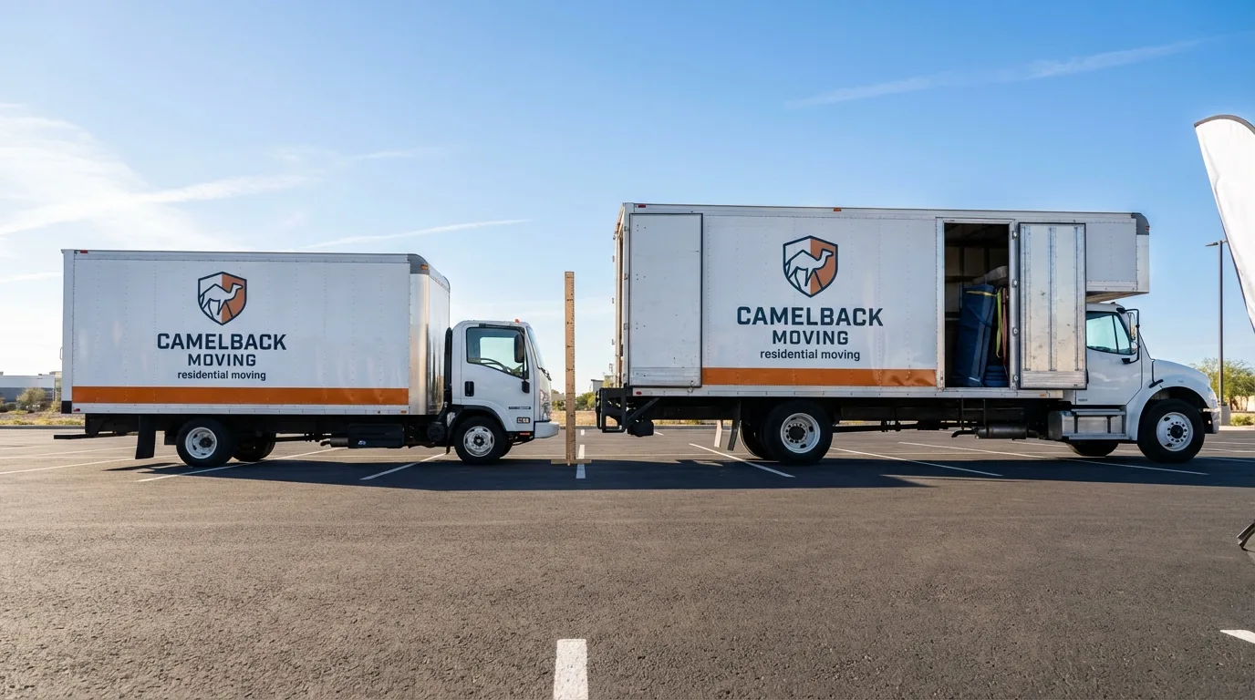 Moving truck size capacity guide in Fitchburg
